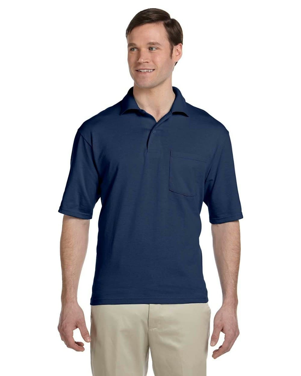 Jerzees SpotShield Pocket Jersey Polo
