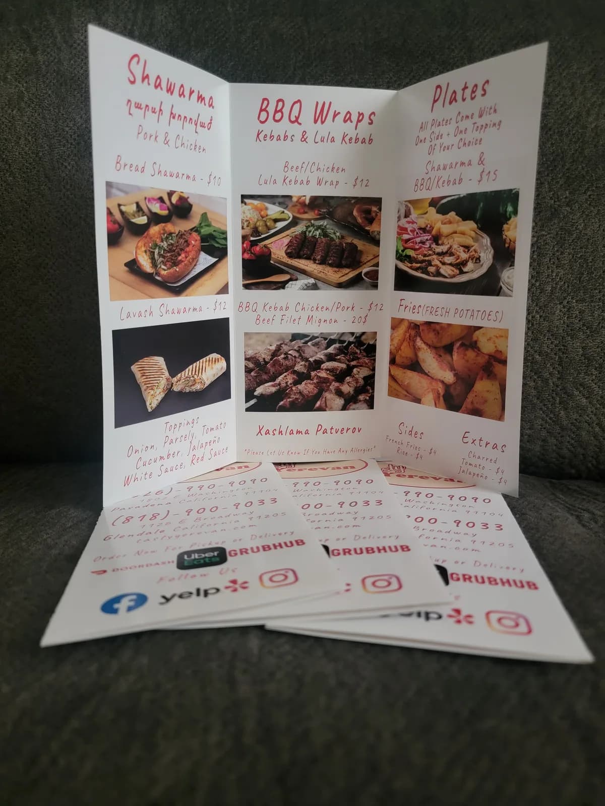 Tri-Fold Brochures we printed for a customer, photo 1